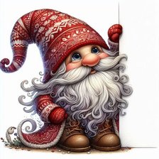 Схема вышивки «гномы»