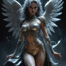 Схема вышивки «ангел»