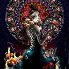 Схема вышивки «Catrina 1»