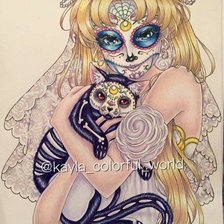 Схема вышивки «Catrina 2»