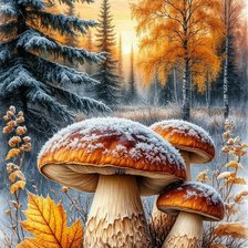 Схема вышивки «осень»