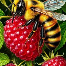 Схема вышивки «ПЧЕЛА»