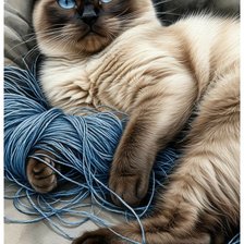 Схема вышивки «Запутался»