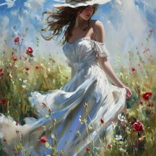 Схема вышивки «на лугу»