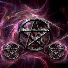 Схема вышивки «pentegram»