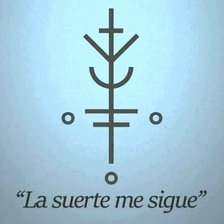 Схема вышивки «LA SUERTE ME SIGUE»