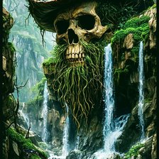 Схема вышивки «Горы»