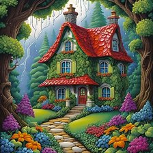 Схема вышивки «живопись»