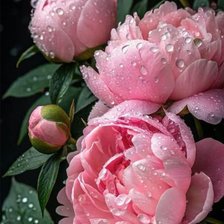 Схема вышивки «Peony»