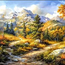 осень в горах