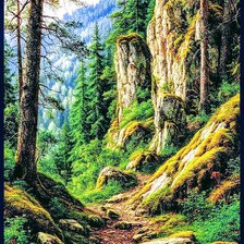 Схема вышивки «Природа»