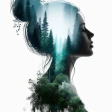 Схема вышивки «Лесная нимфа»