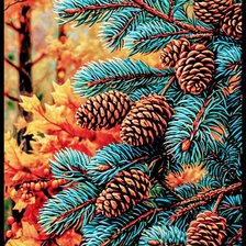 Схема вышивки «Осень»