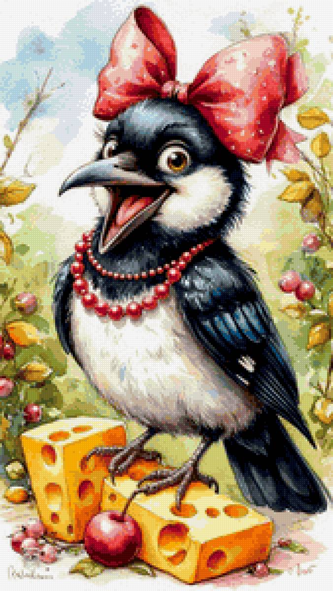 ворона - детская - предпросмотр