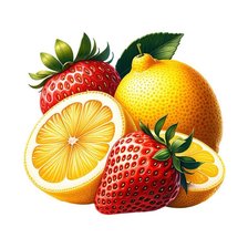 Схема вышивки «Клубничка»