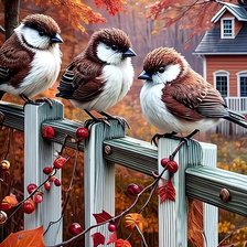 Схема вышивки «Не улетели»