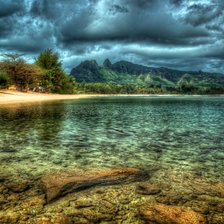 Схема вышивки «Море»