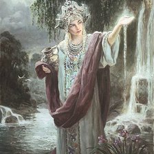 Схема вышивки «Дана. Андрей Шишкин»