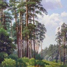 Схема вышивки «Пейзаж»