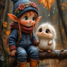 Схема вышивки «эльфы3»