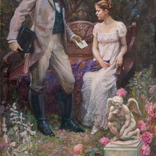 Схема вышивки «Письмо»