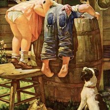 Схема вышивки «Детские забавы»