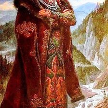 Схема вышивки «Хозяйка медной горы. Андрей Шишкин»