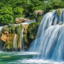 Схема вышивки «водопад»