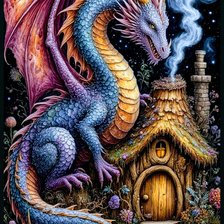 Схема вышивки «Сказка»