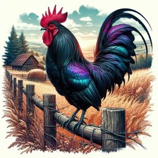 Схема вышивки «Петушок»