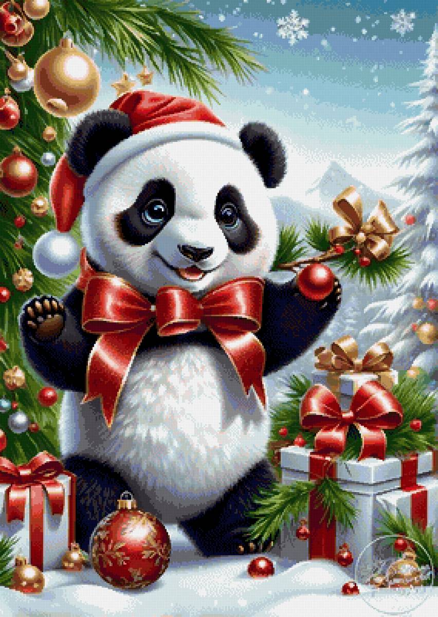 панда - животные - предпросмотр