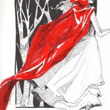 Схема вышивки «Красная шапочка»