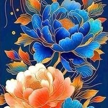 Схема вышивки «Fleurs»