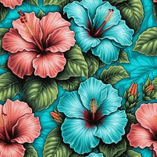 Схема вышивки «цветы»