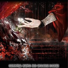 Схема вышивки «собиратель цветов под кровавым дождем»