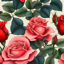 Схема вышивки «Розы»