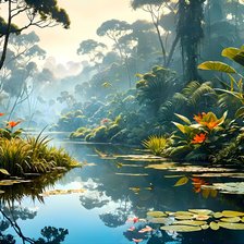 Схема вышивки «Джунгли»