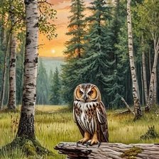 Схема вышивки «филя на полянке»