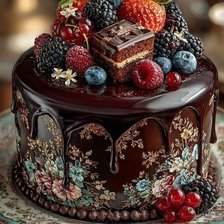 Схема вышивки «Торт»