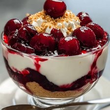 Схема вышивки «Вишнёвый десерт»