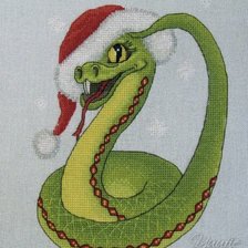 Схема вышивки «Змейка Афродита»