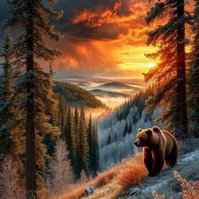 Схема вышивки «Широка страна моя родная...»