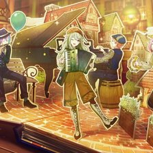 Схема вышивки «Бумажный концерт»