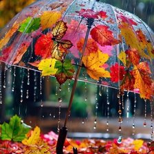 Схема вышивки «Осенью»