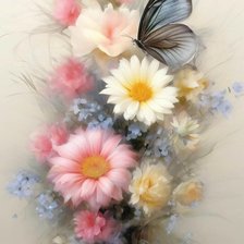 Схема вышивки «Композиция  настроения»