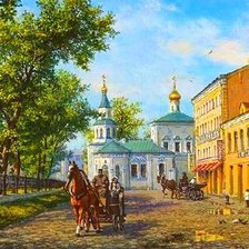 Схема вышивки «Старая Москва»