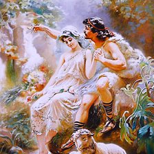 Схема вышивки «в саду»