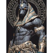 Схема вышивки «Анубис»