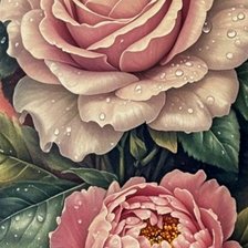 Схема вышивки «цветы»