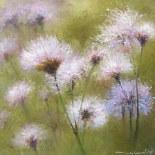 Схема вышивки «Одуванчики»